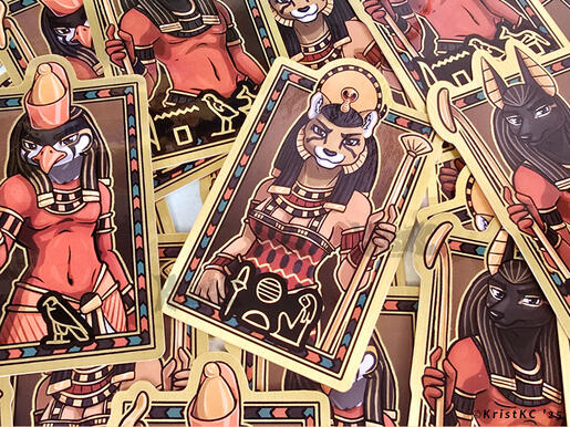 Egyptian Gods Stickers